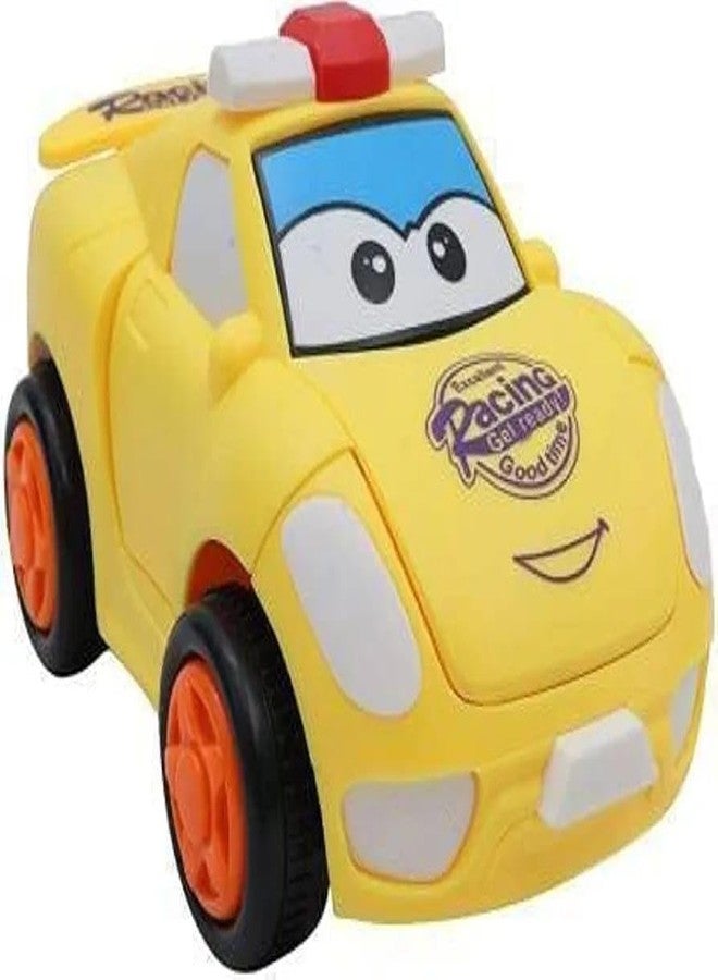 Manos Robot Car Push and Go for Kids, Push Button 360° Stunt Friction Cars,Mini Robot Toy Vehicle for Boys and Girls, Multicolor, - Image 4